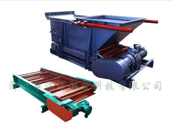 鏈板式給料機(jī)包括電控系統(tǒng)，電控系統(tǒng)包括就地控制系統(tǒng)和/或遠(yuǎn)程控制系統(tǒng)